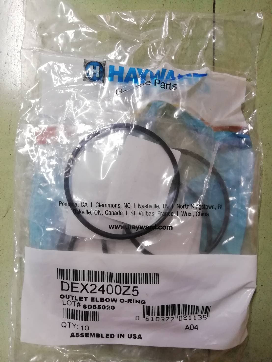 โอริง เครื่องกรองผ้า #17