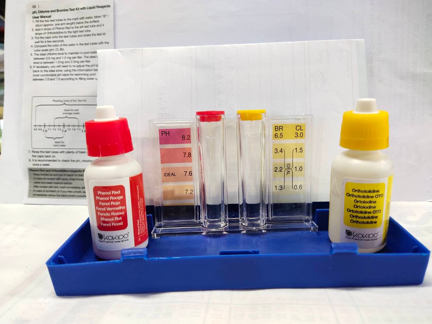 ชุดทดสอบน้ำ Kokido