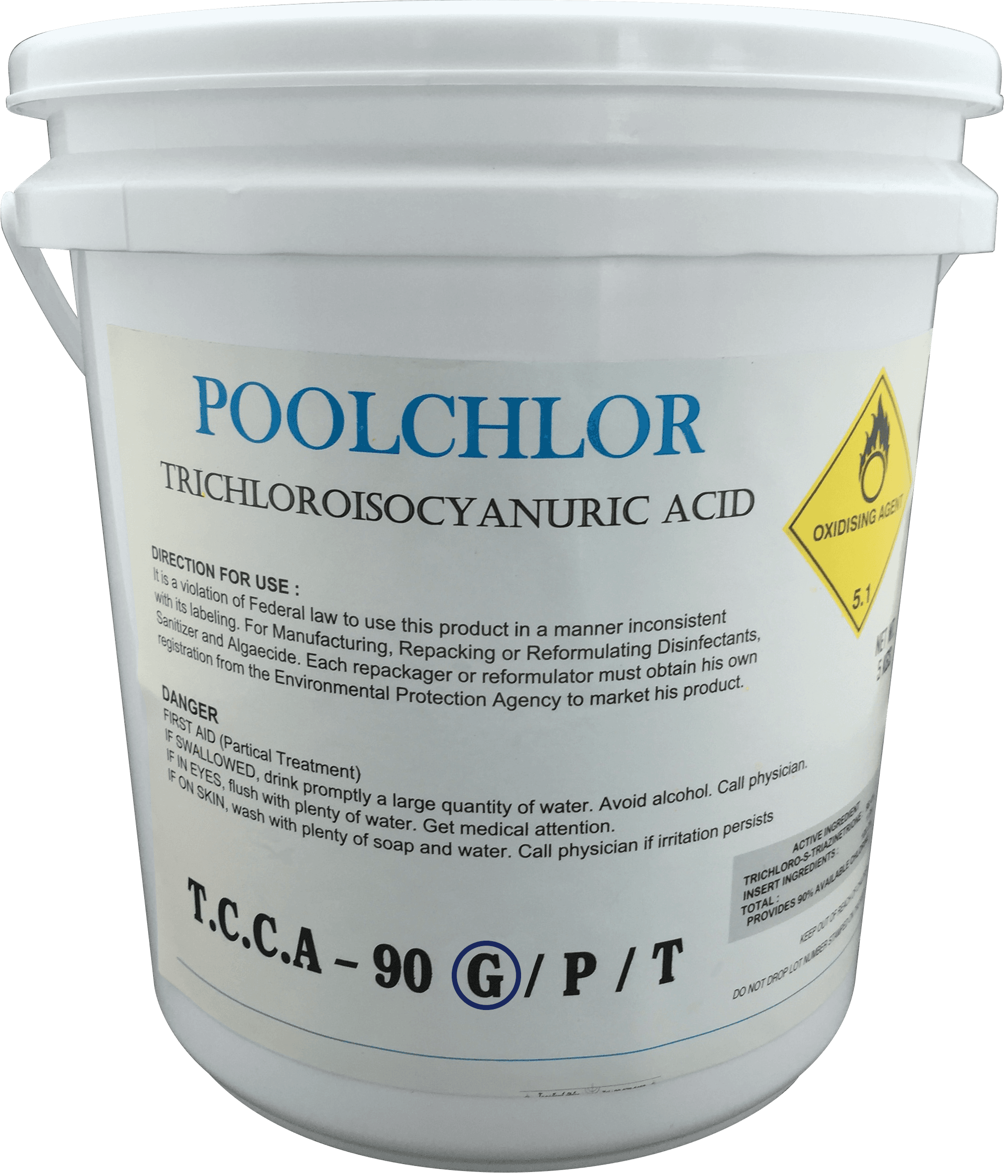 คลอรีนเกล็ด Poolchlor 90% 20 กก.